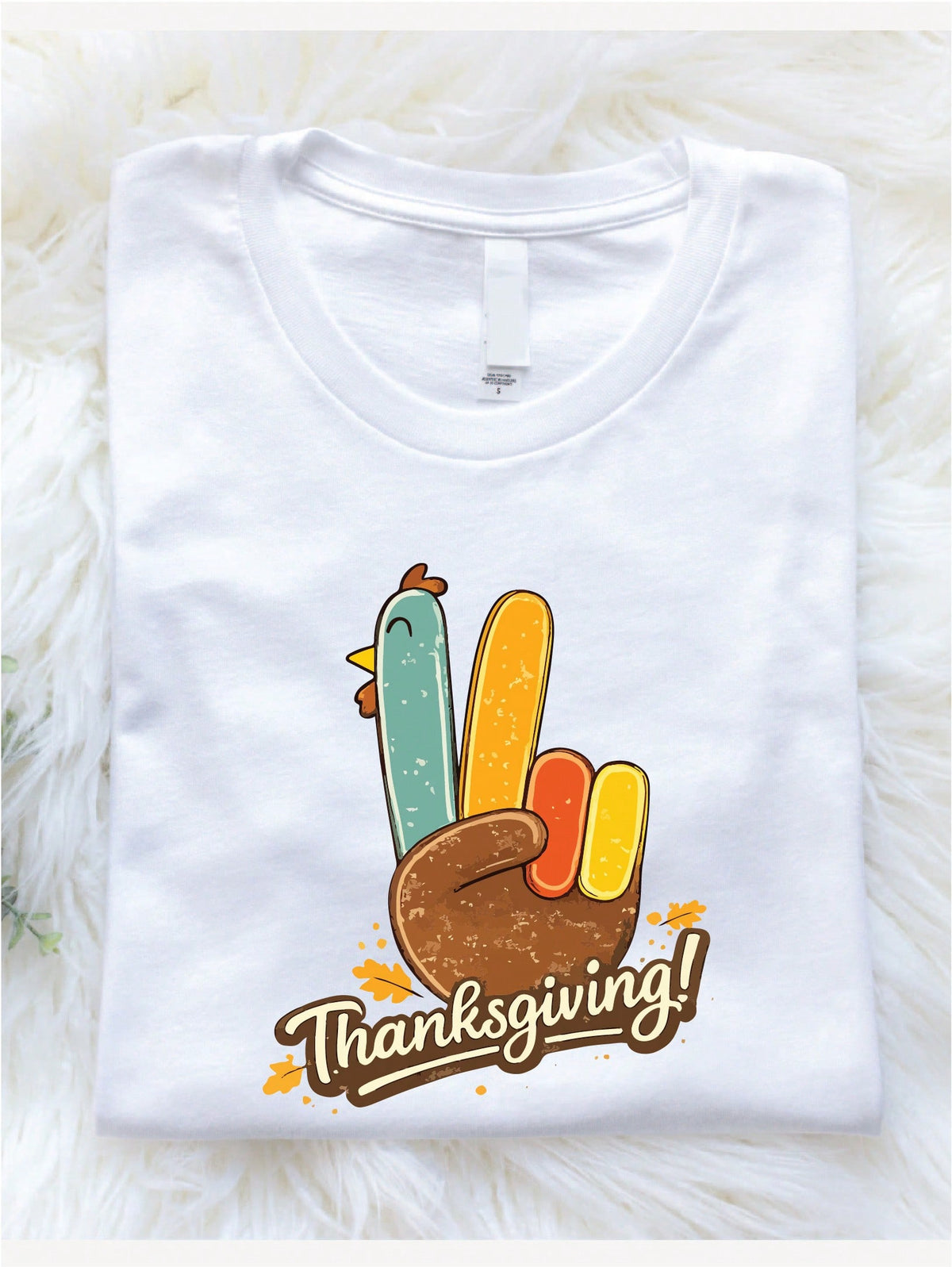 Retro Peace Sign Turkey T-Shirt