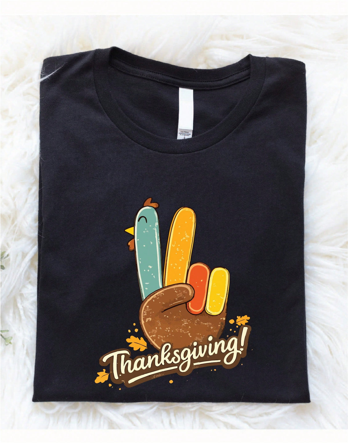 Retro Peace Sign Turkey T-Shirt