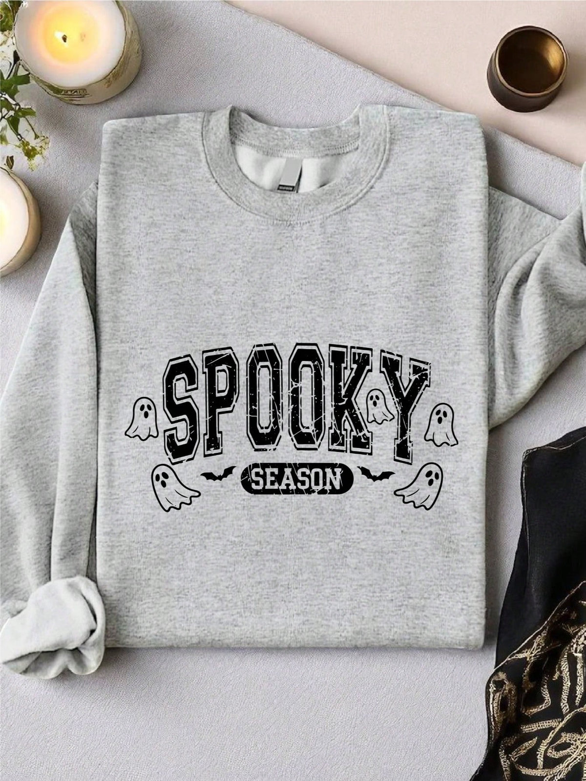 Retro Spooky Season Halloween Sweatshirt