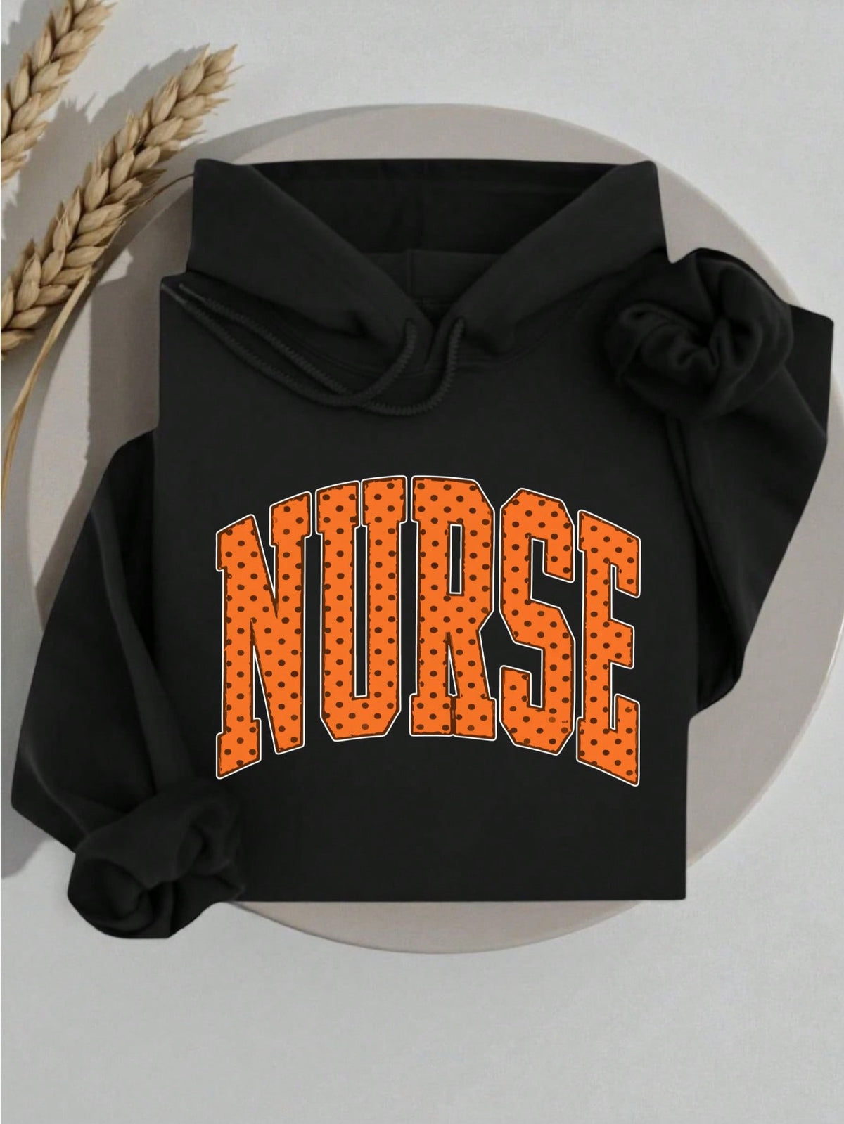 Polka Dot Nurse Halloween Hoodie