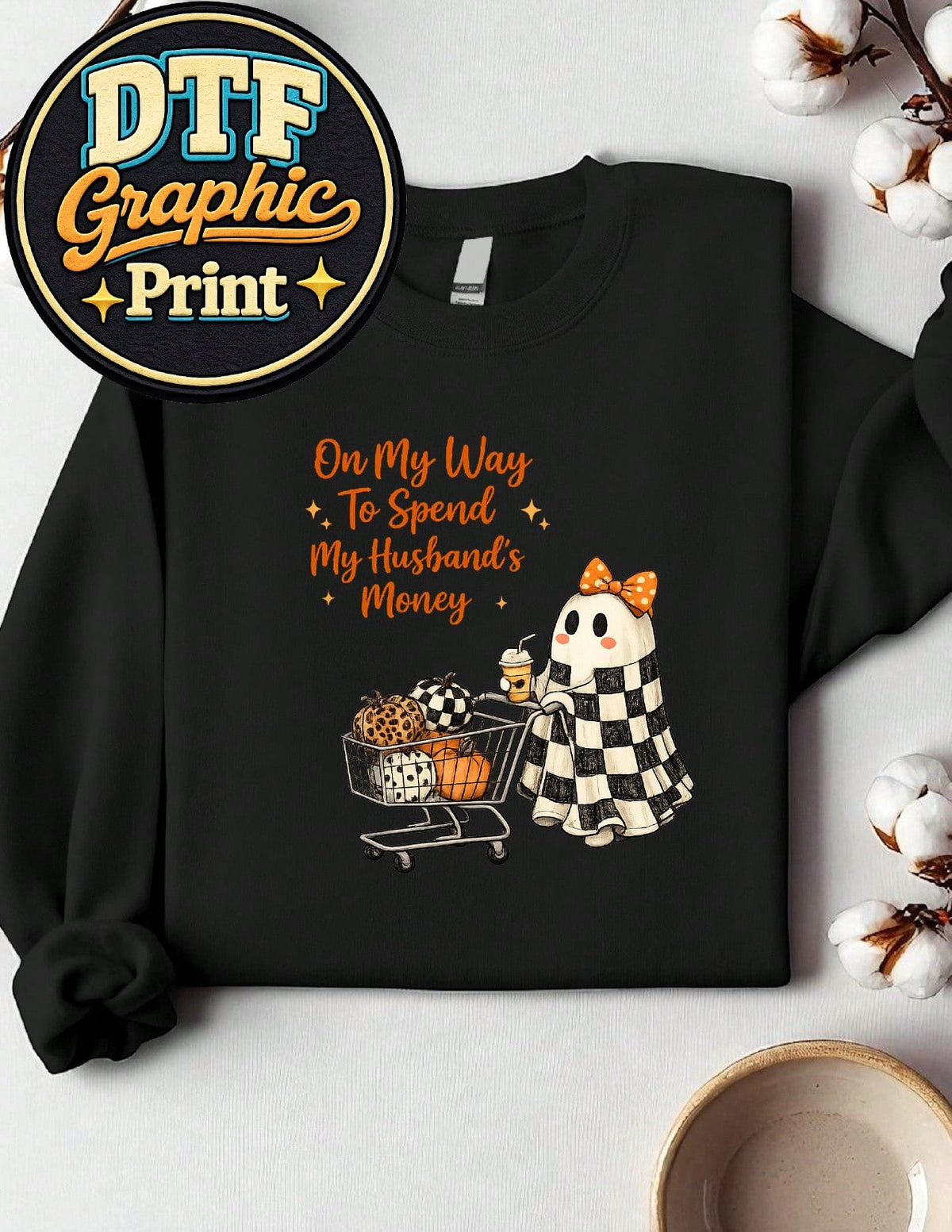Funny Halloween Ghost Sweatshirt