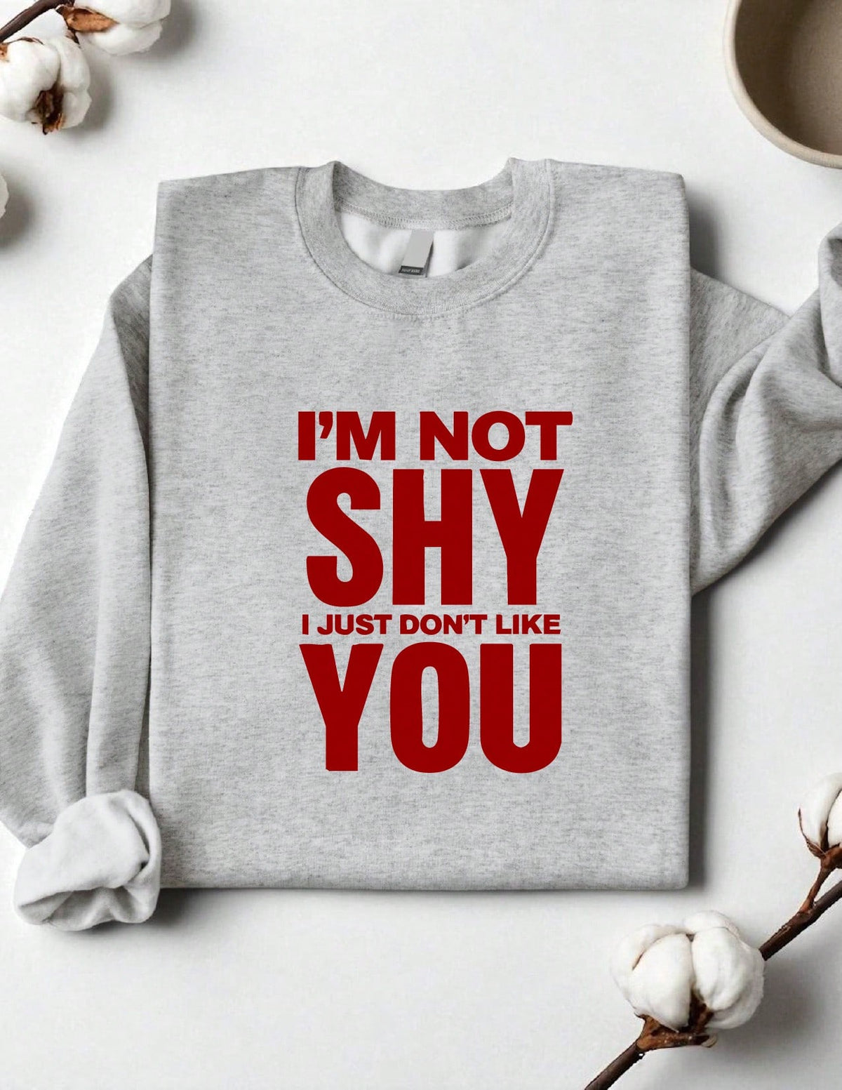 I'm Not Shy I Just Don't Like You Sweatshirt