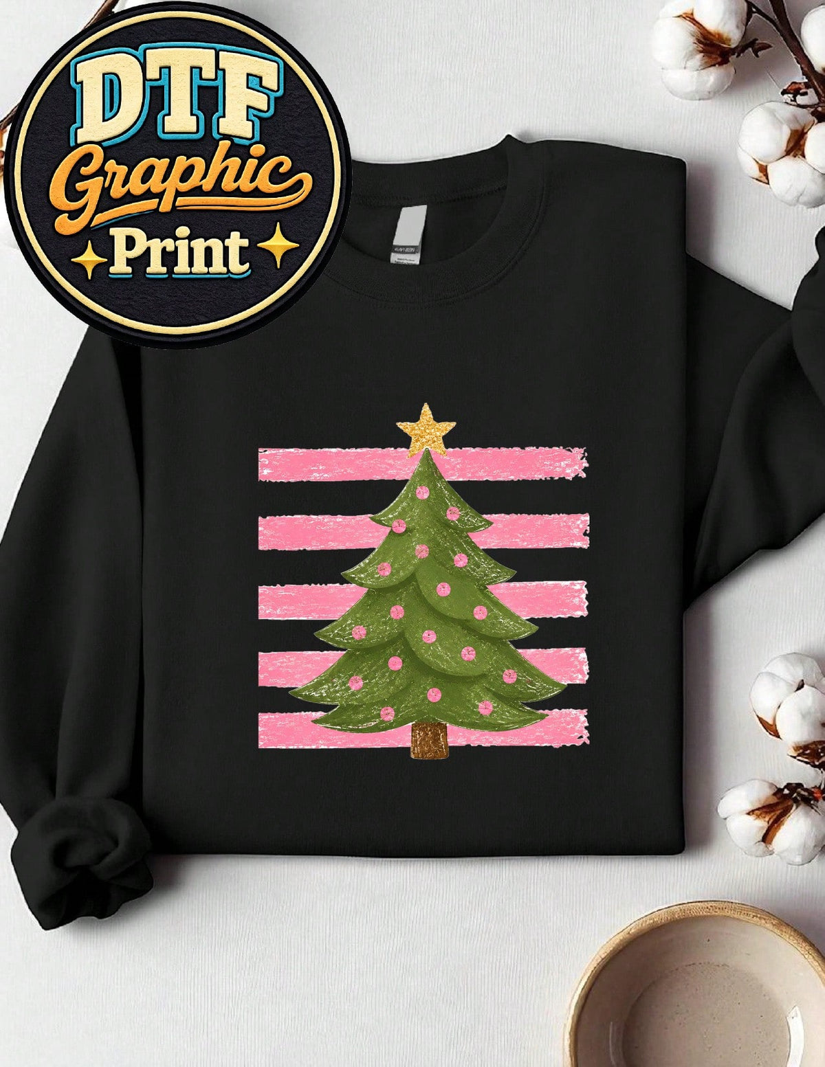 Polkadot Christmas Tree Sweatshirt