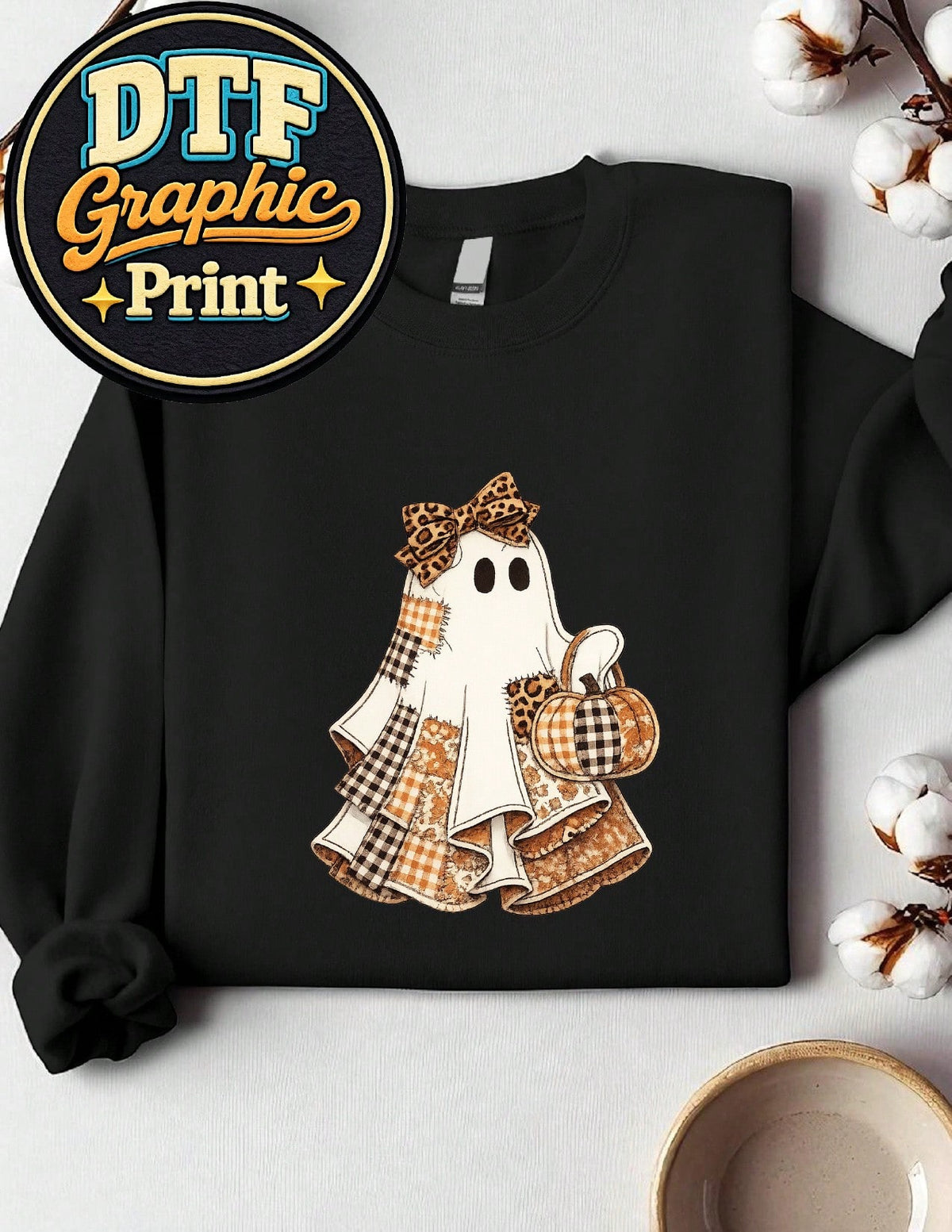 Faux Ghost (DTF Graphic Print) Sweatshirt