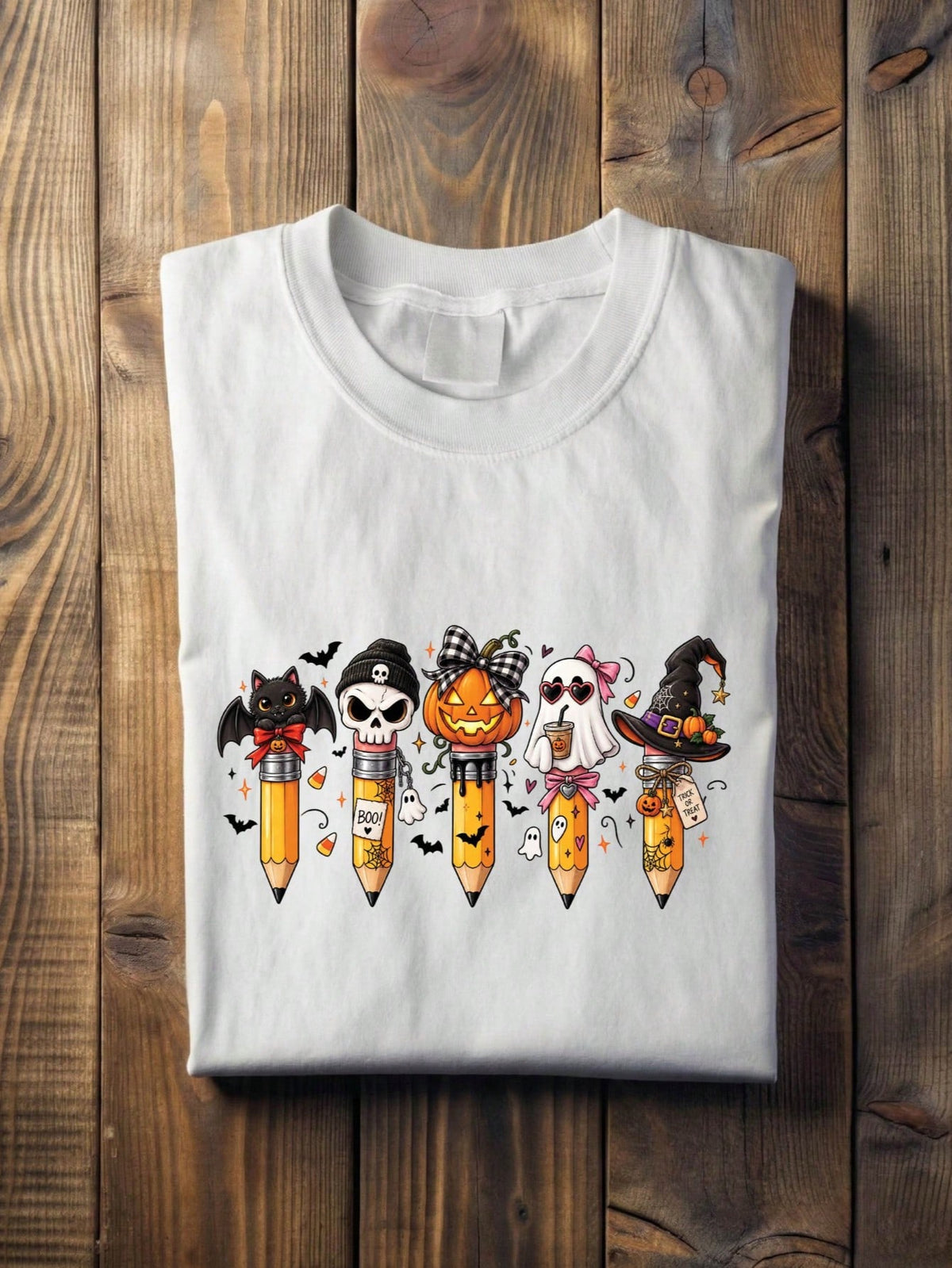 Spooky Pencils Educator T-Shirt