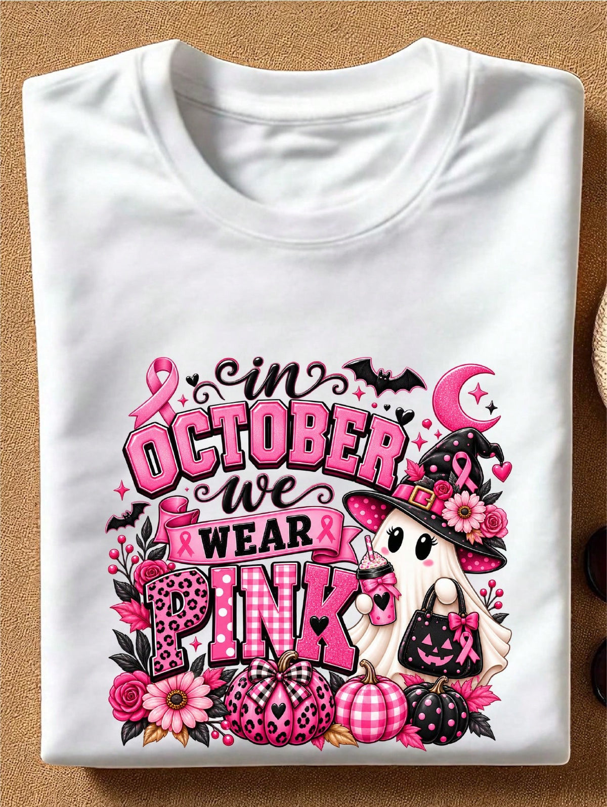 In October We Wear Pink T-Shirt