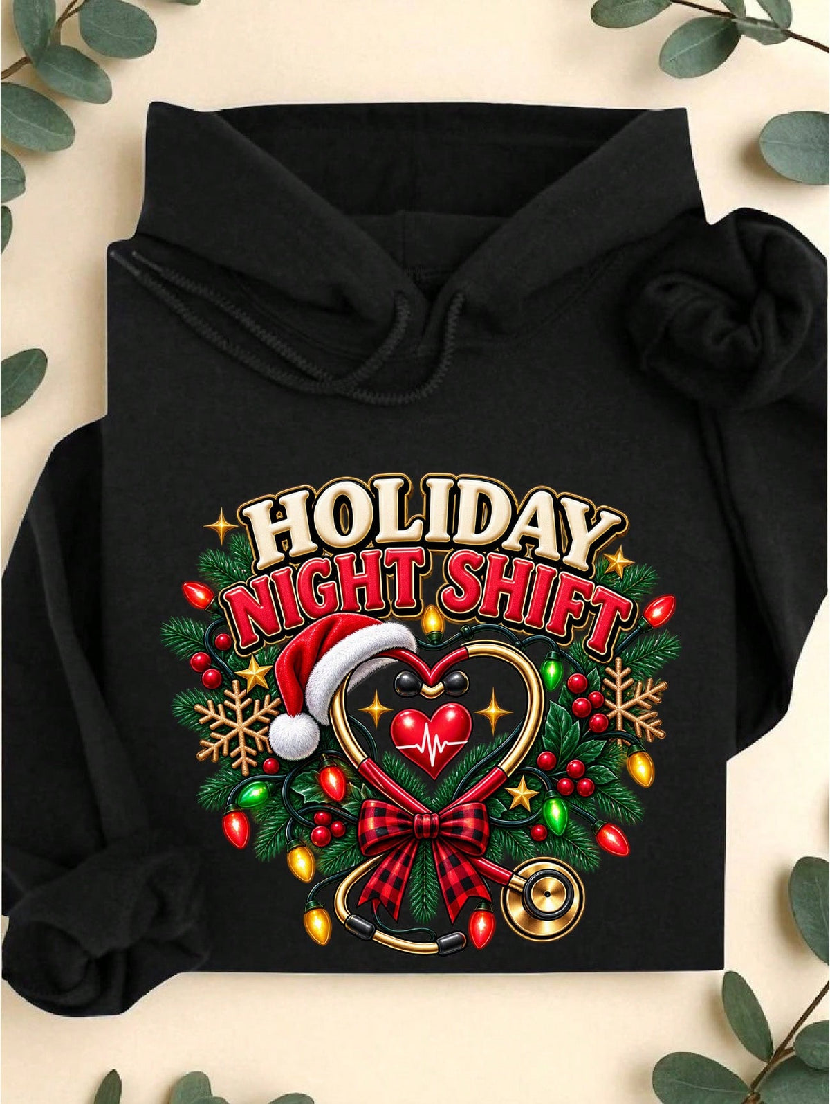 Holiday Night Shift Hoodie