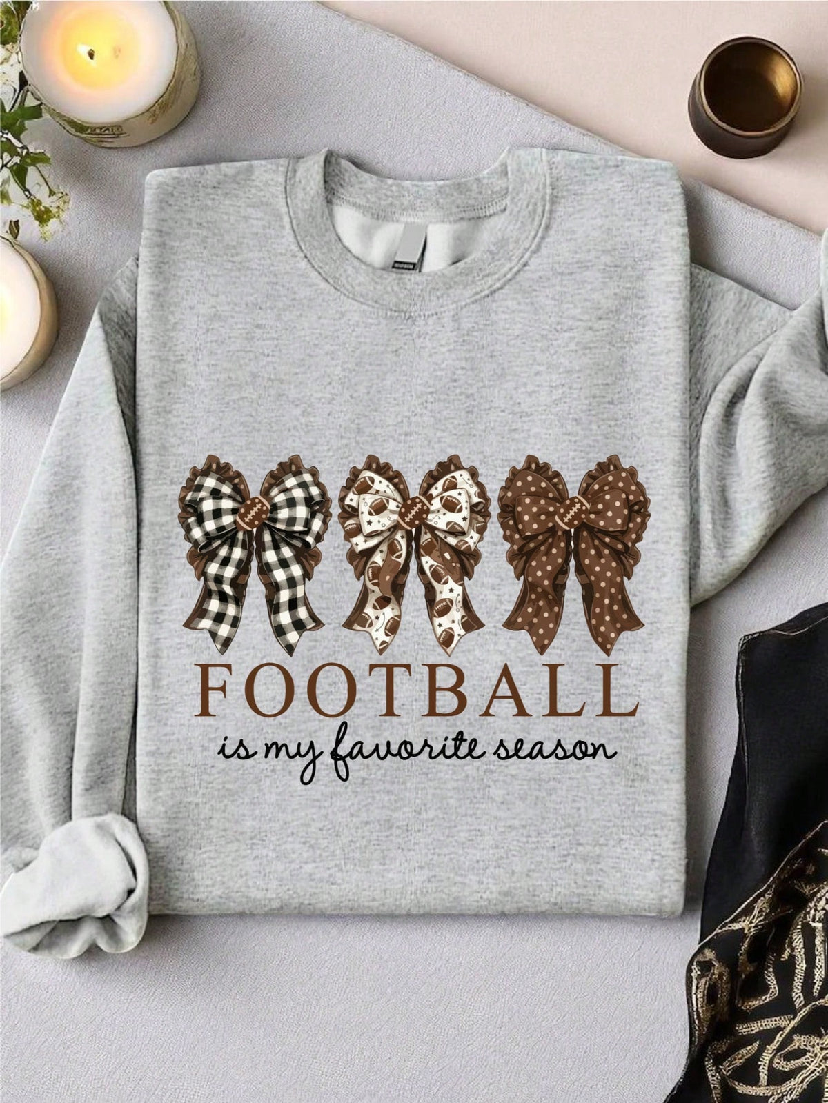 Coquette Football Is My Favorite Saeson Sweatshirt