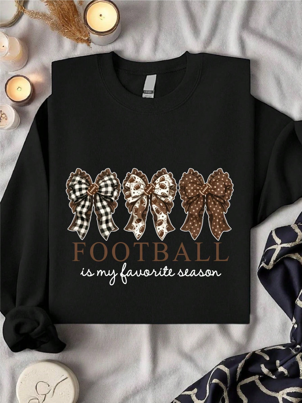 Coquette Football Is My Favorite Saeson Sweatshirt