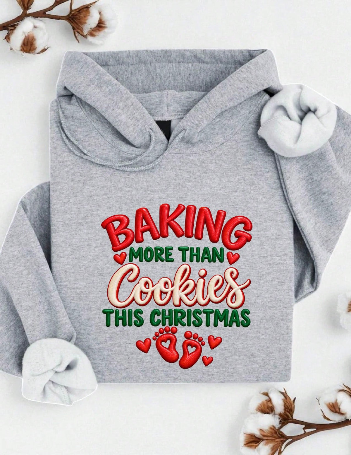 Christmas Pregnancy Announcement Hoodie