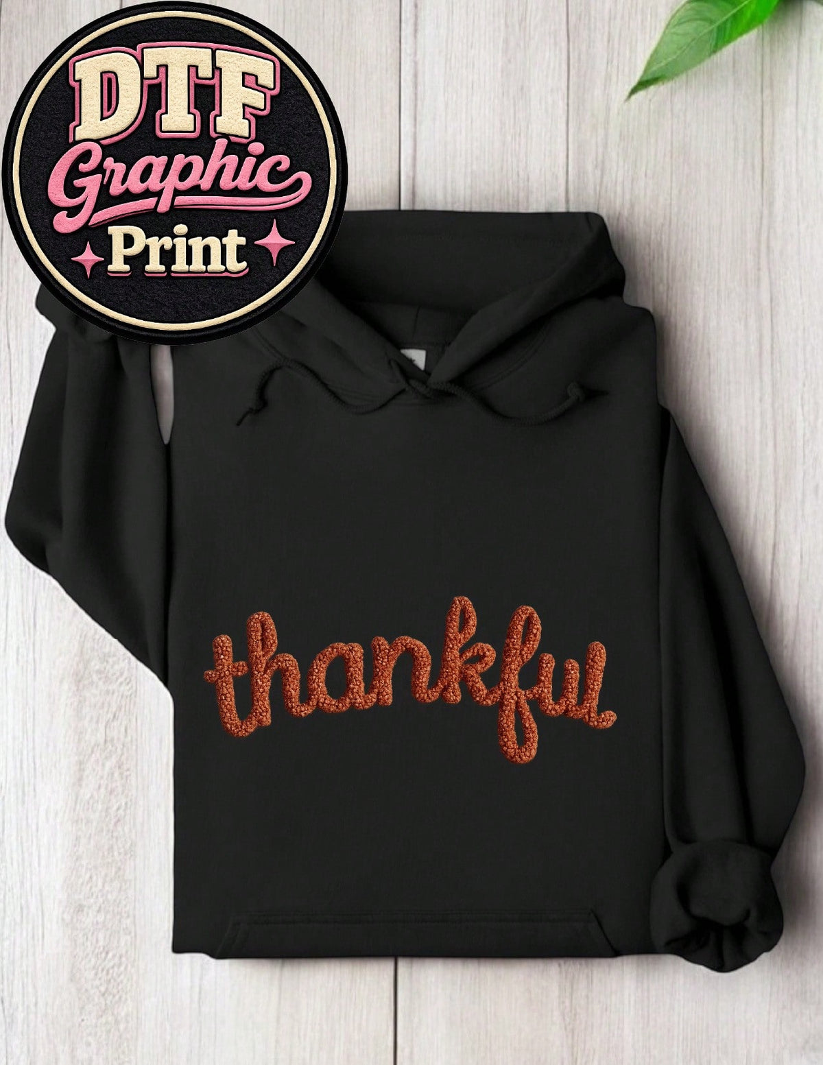 Thankful (DTF Graphic Print) Hoodie