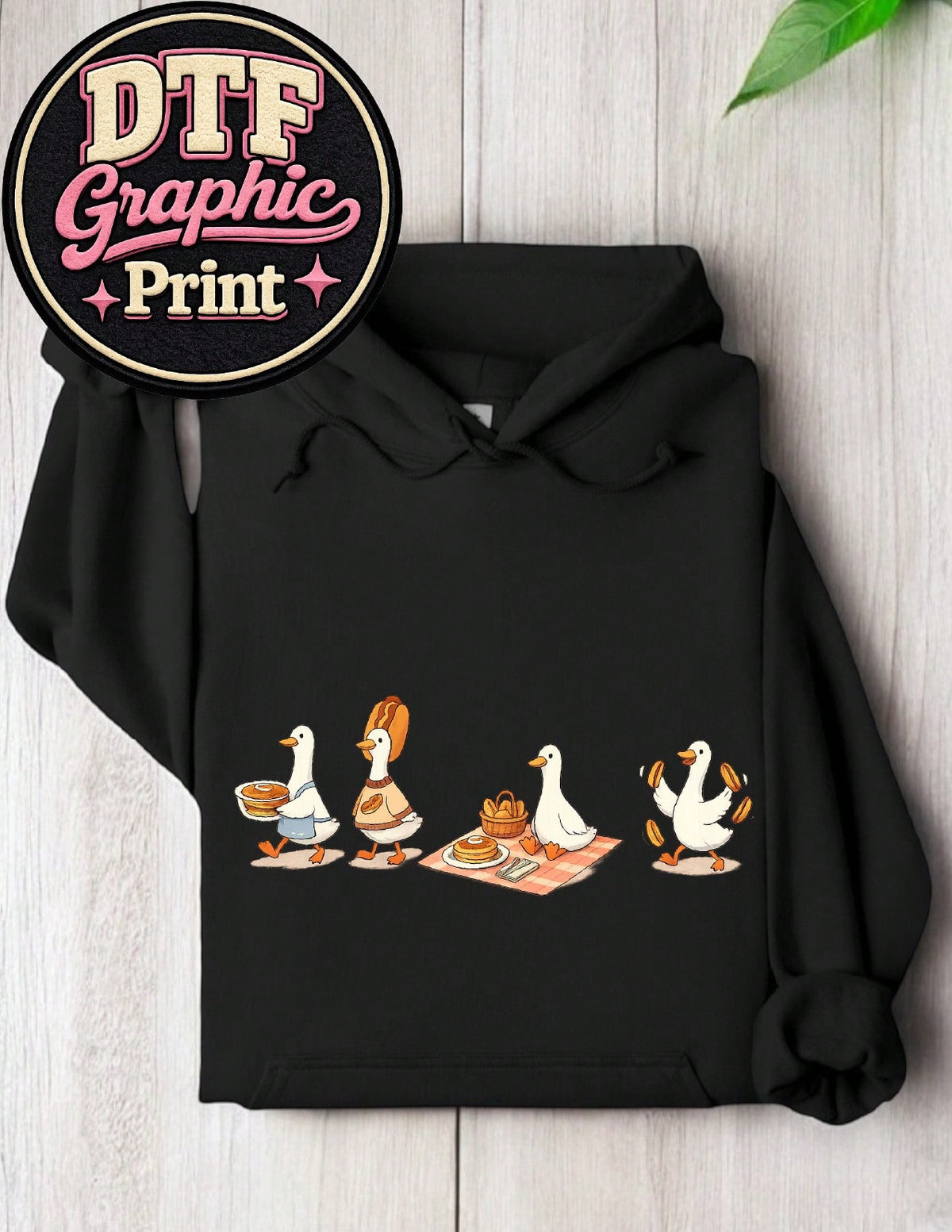 Hot Dog Goose Hoodie