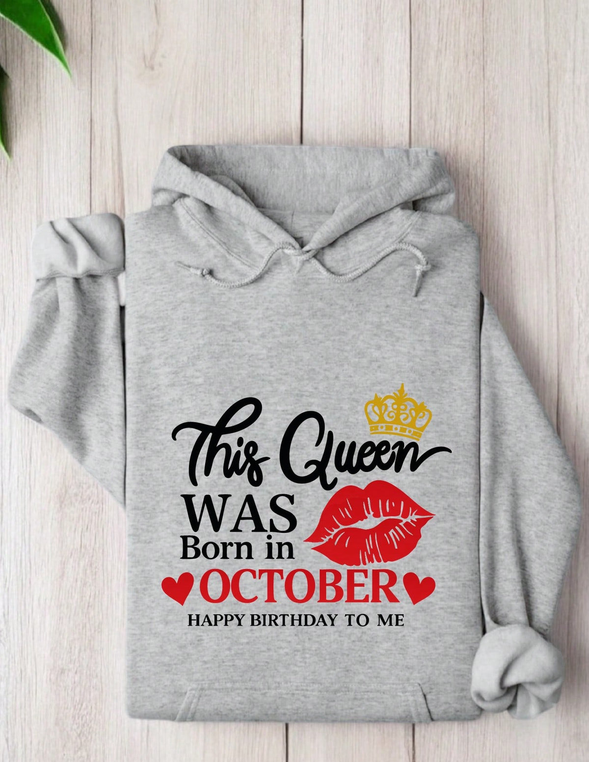 This Queen Was Born In October Hoodie