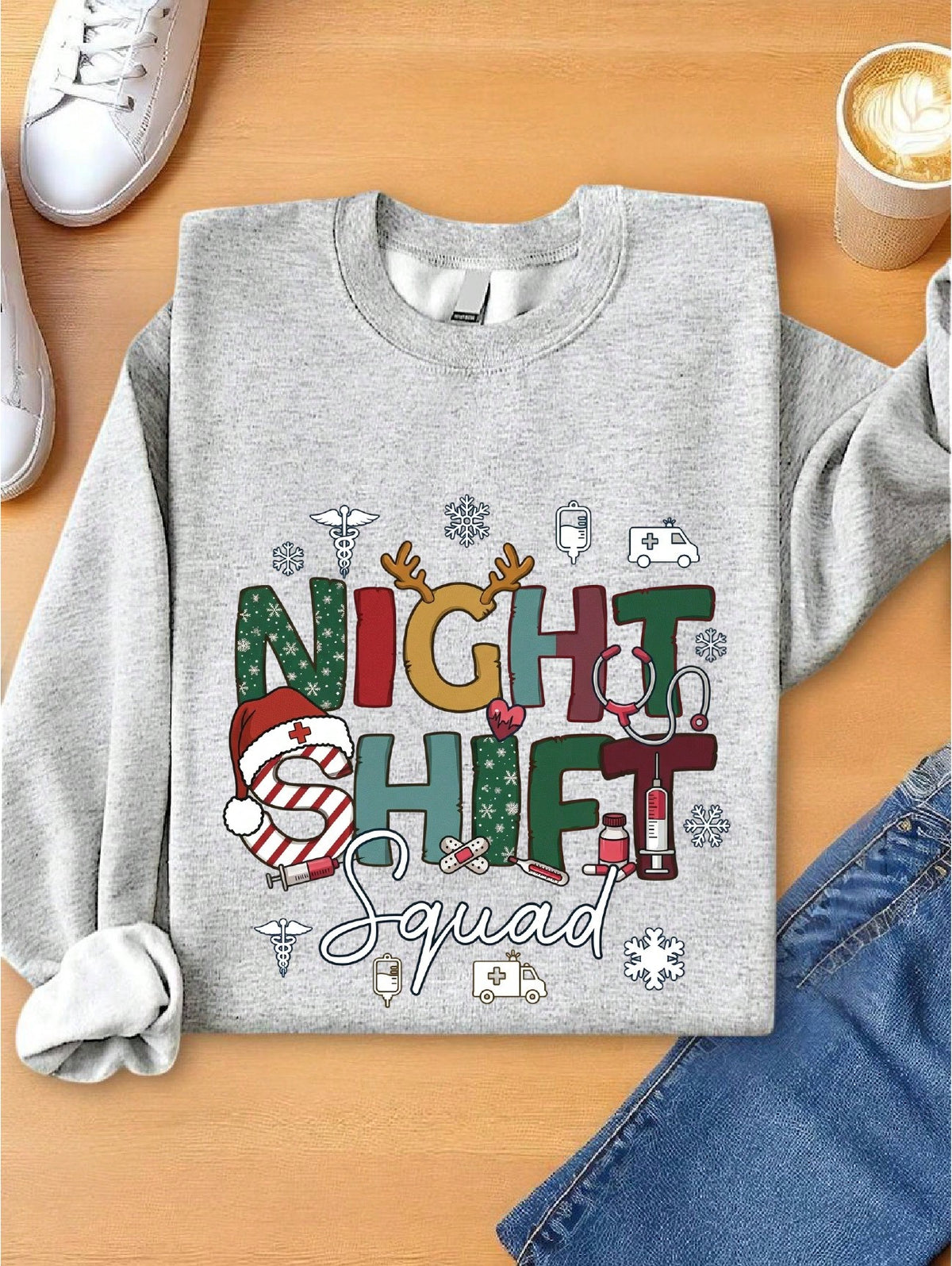 Night Shift Squad Sweatshirt