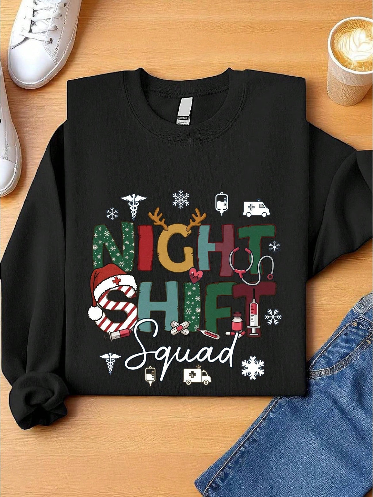 Night Shift Squad Sweatshirt