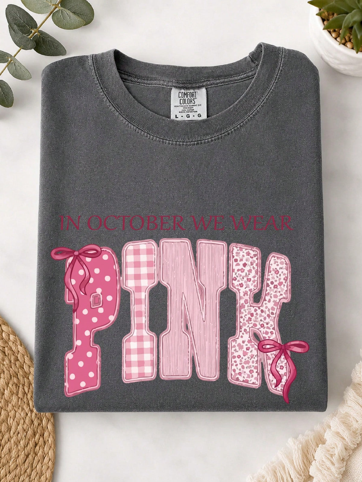 In October We Wear T-Shirt