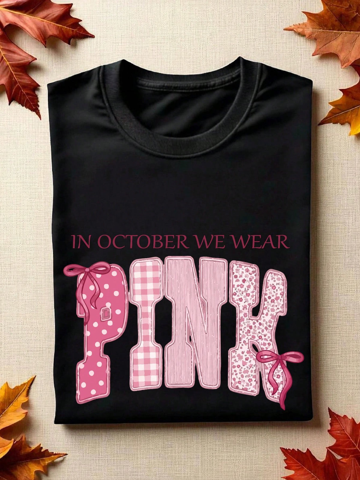 In October We Wear T-Shirt
