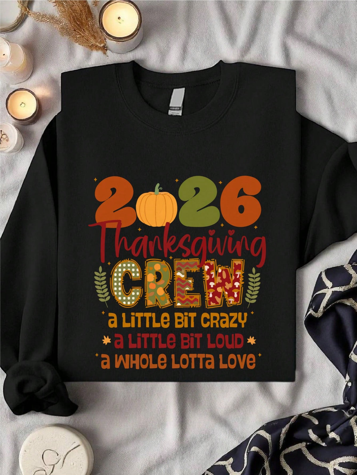 Funny Thanksgiving Crew 2026 Sweatshirt