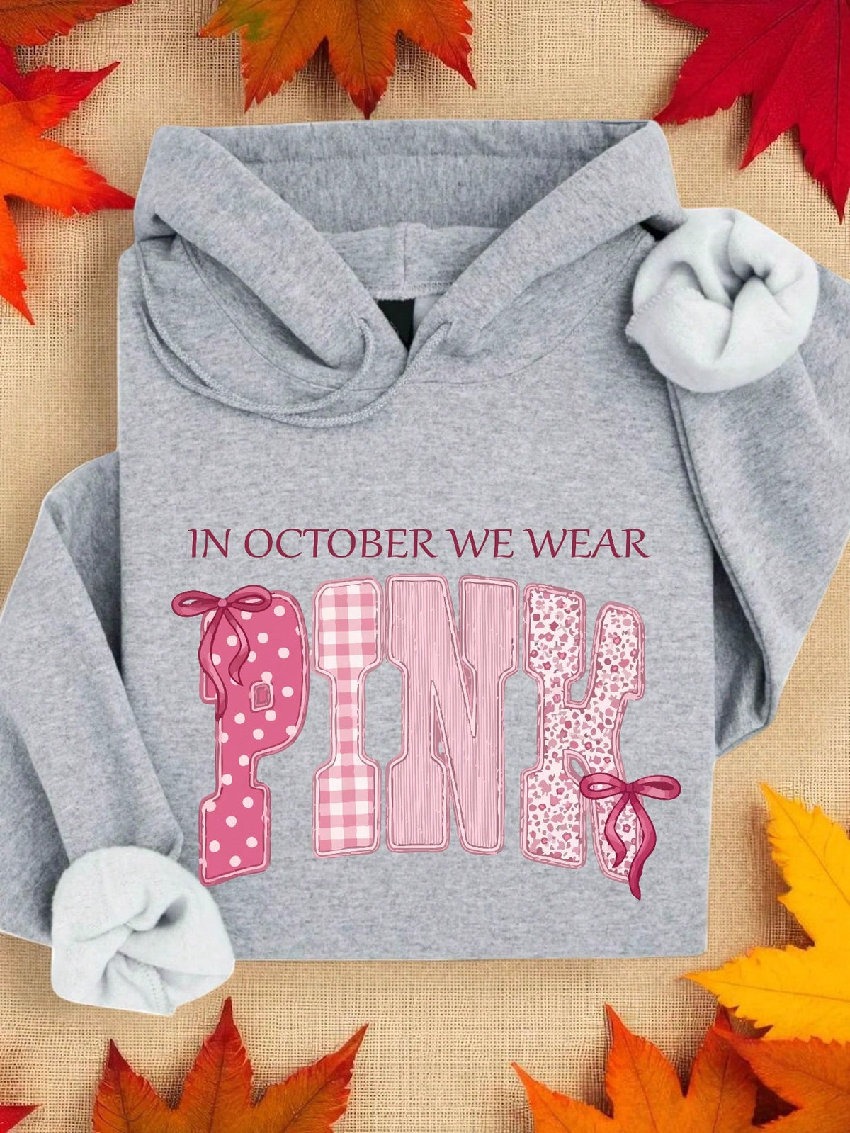 In October We Wear Hoodie