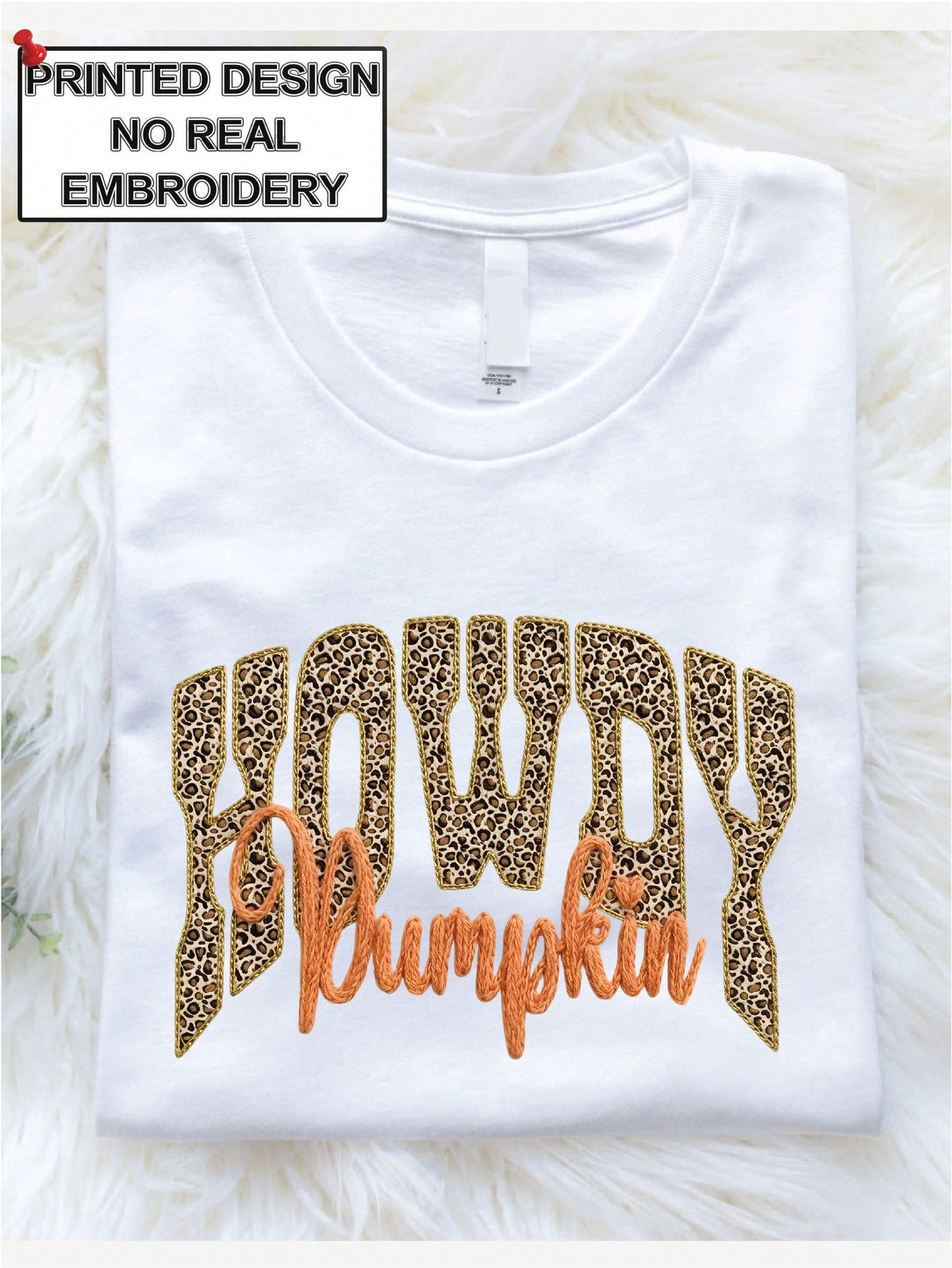 Howdy Pumpkin (DTF Graphic Print) T-Shirt