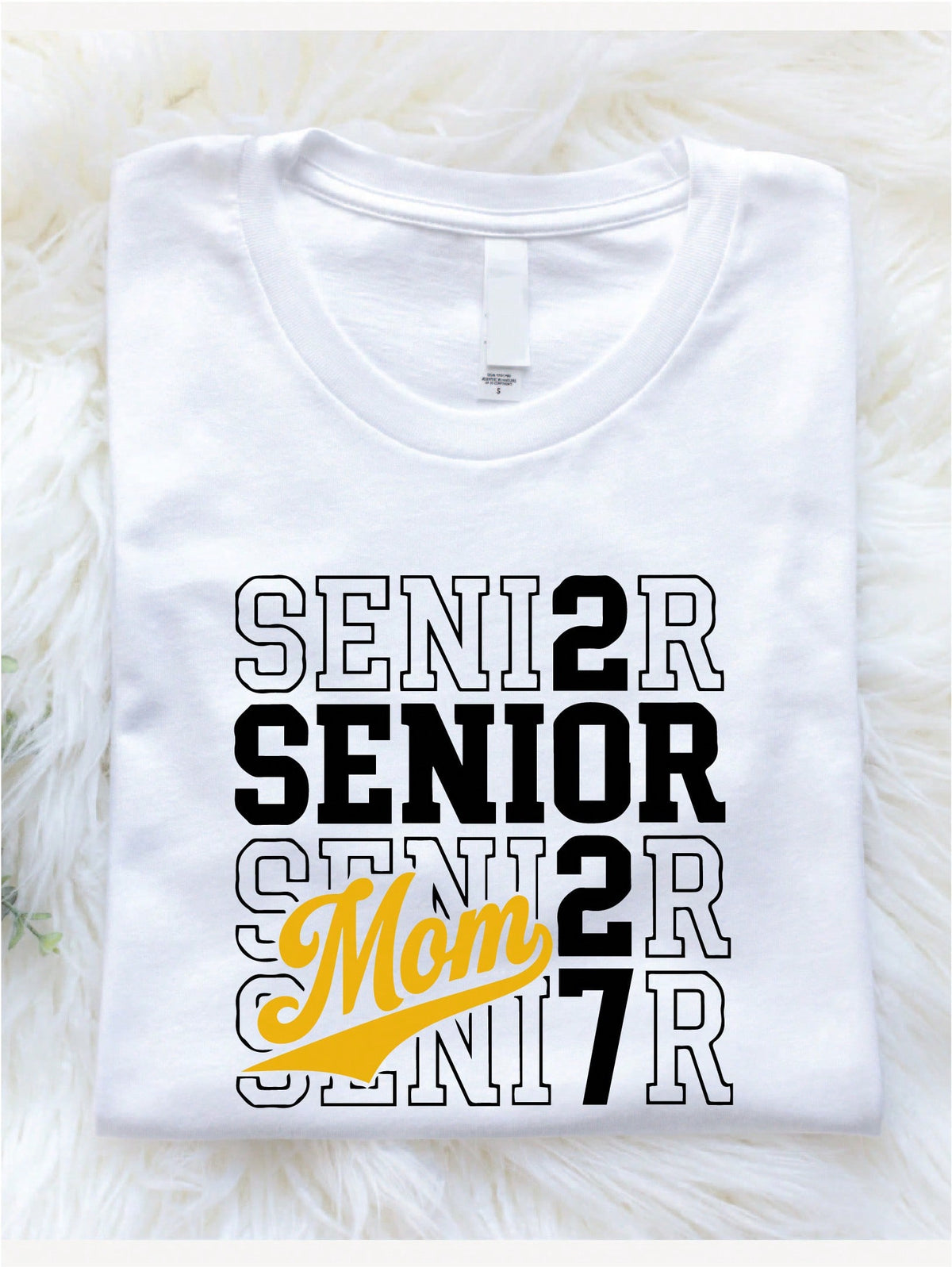 1PC Senior Mom & Senior Dad Matching T-Shirt