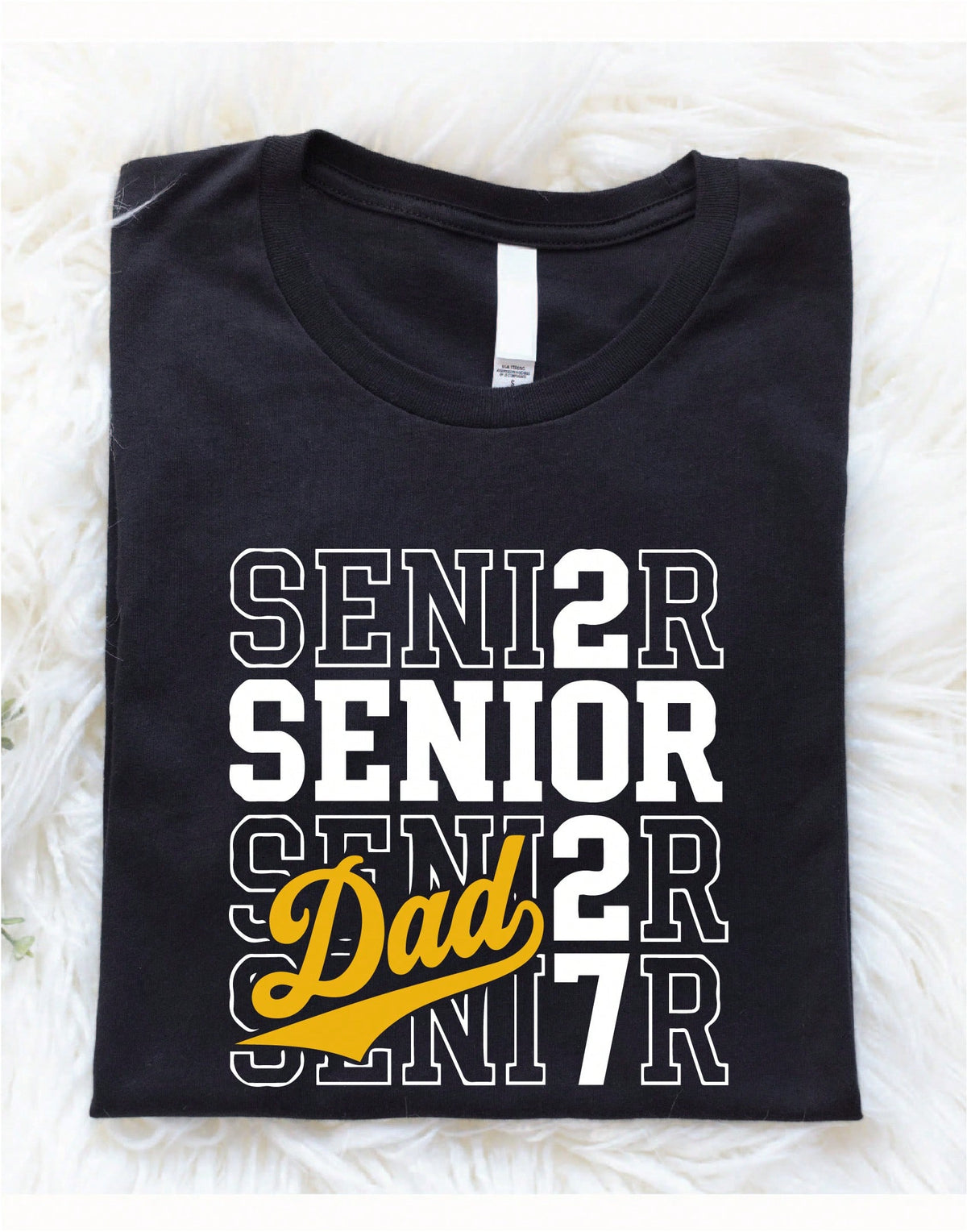 1PC Senior Mom & Senior Dad Matching T-Shirt