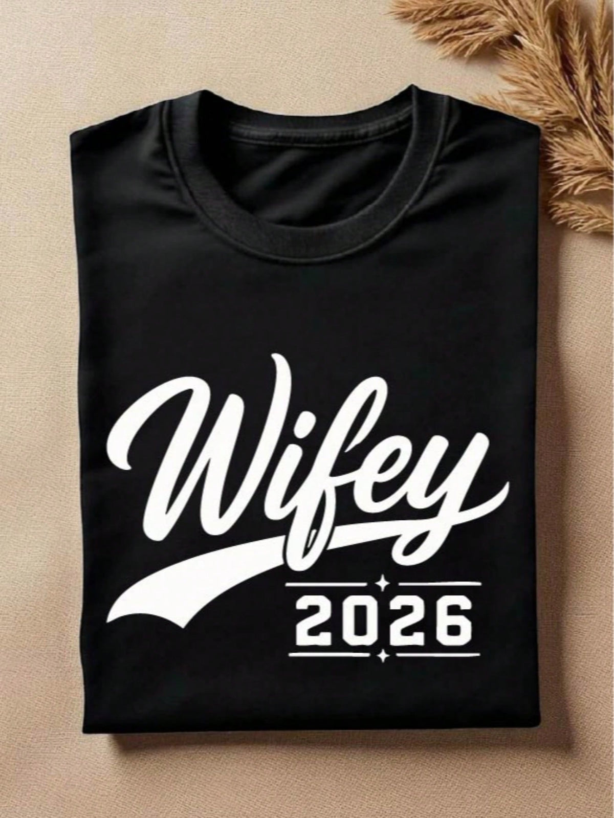 1 PC Wifey Hubby 2026 T-Shirt