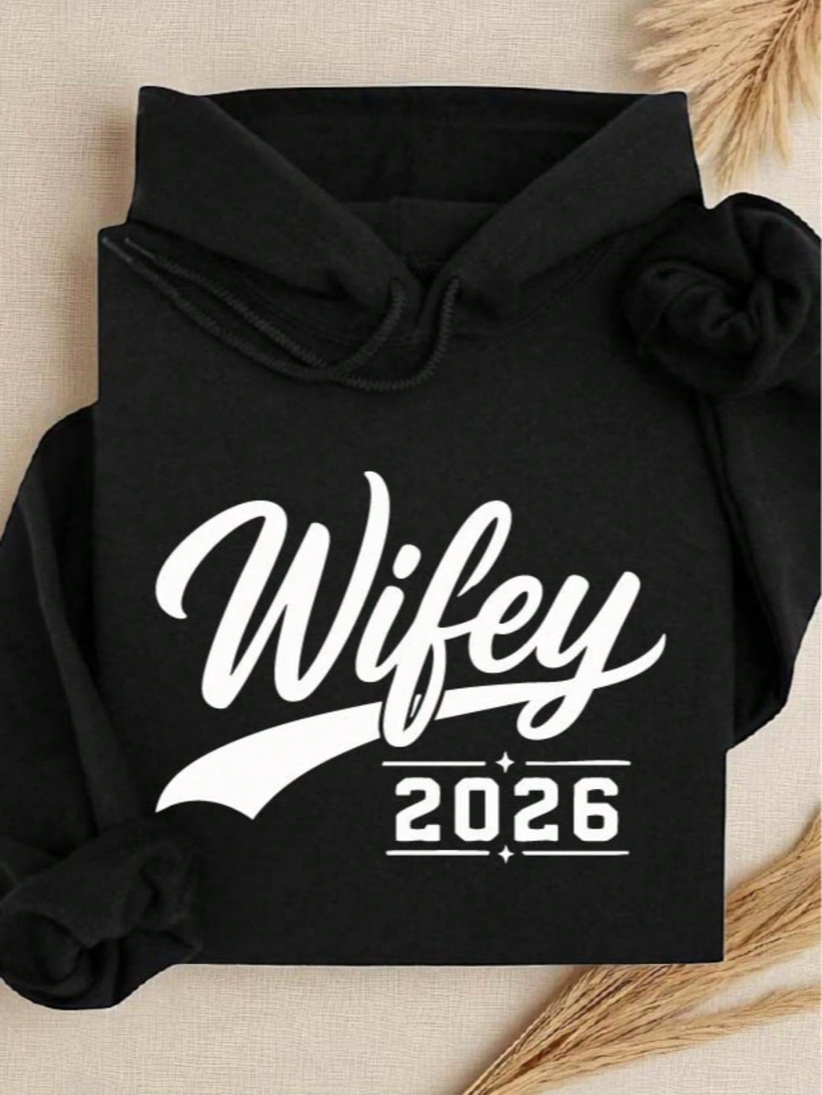 1 PC Wifey Hubby 2026 Hoodie