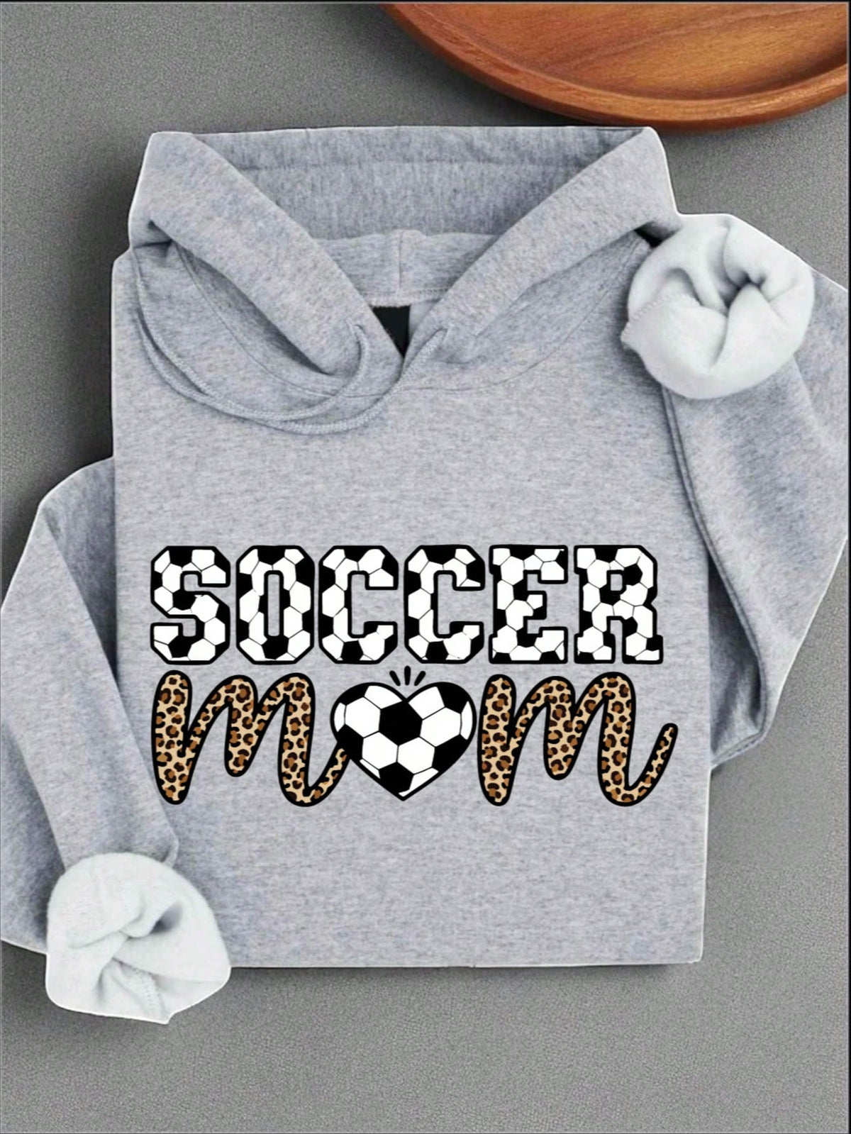 Leopard Soccer Mom Unisex Hooded Hoodie