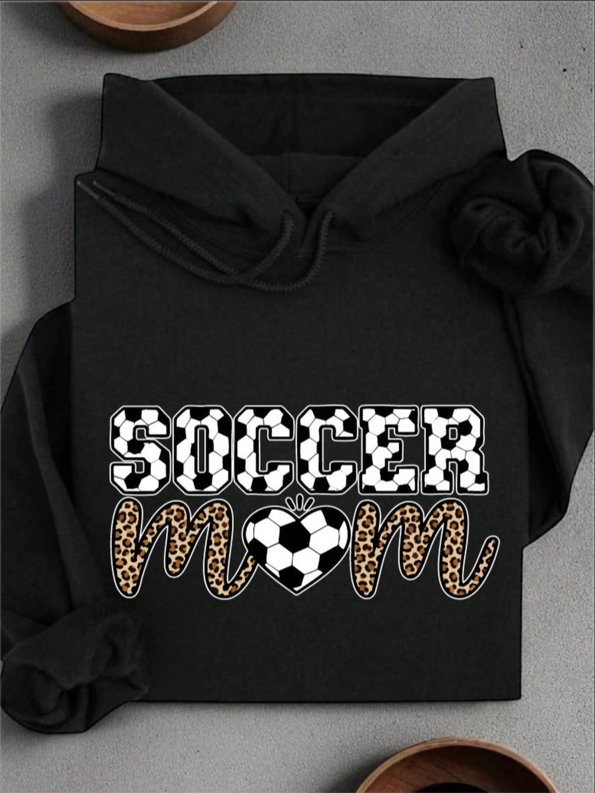 Leopard Soccer Mom Unisex Hooded Hoodie