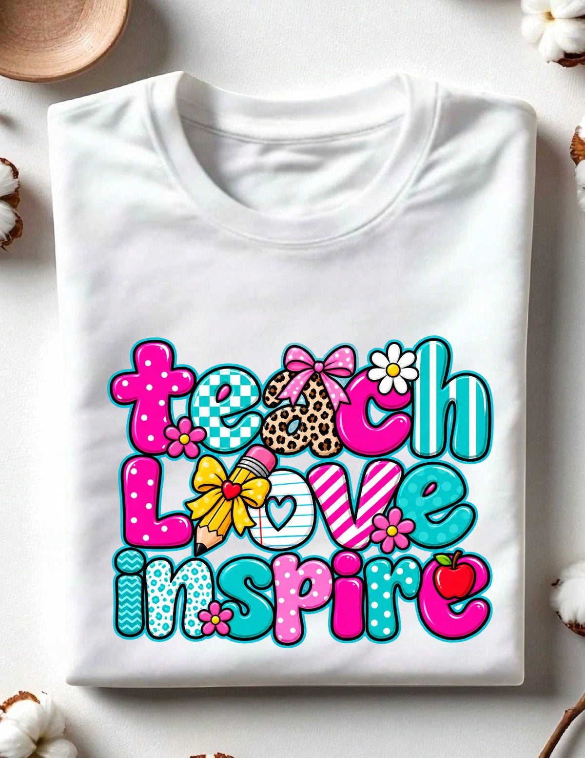 Teach Love Inspire Graphic T-Shirt