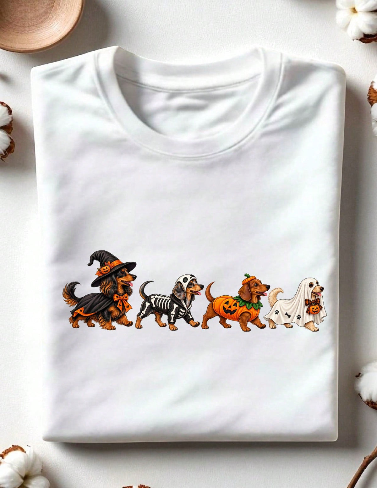 Halloween Dachshund Costumes T-Shirt