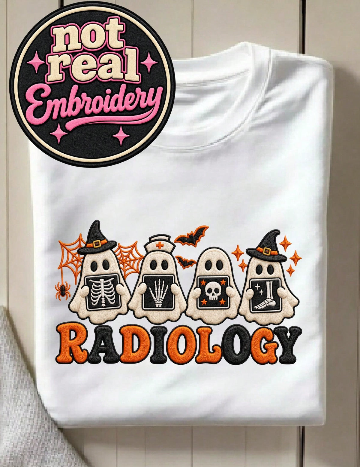 Halloween Radiology Ghosts (DTF Graphic Print) T-Shirt