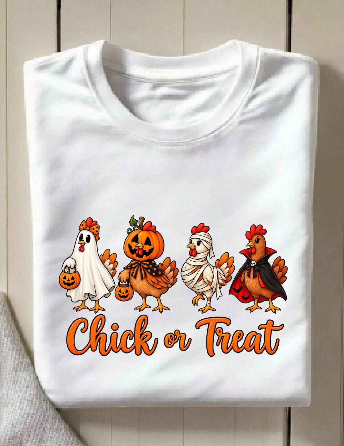 Farm Chicken Halloween T-Shirt
