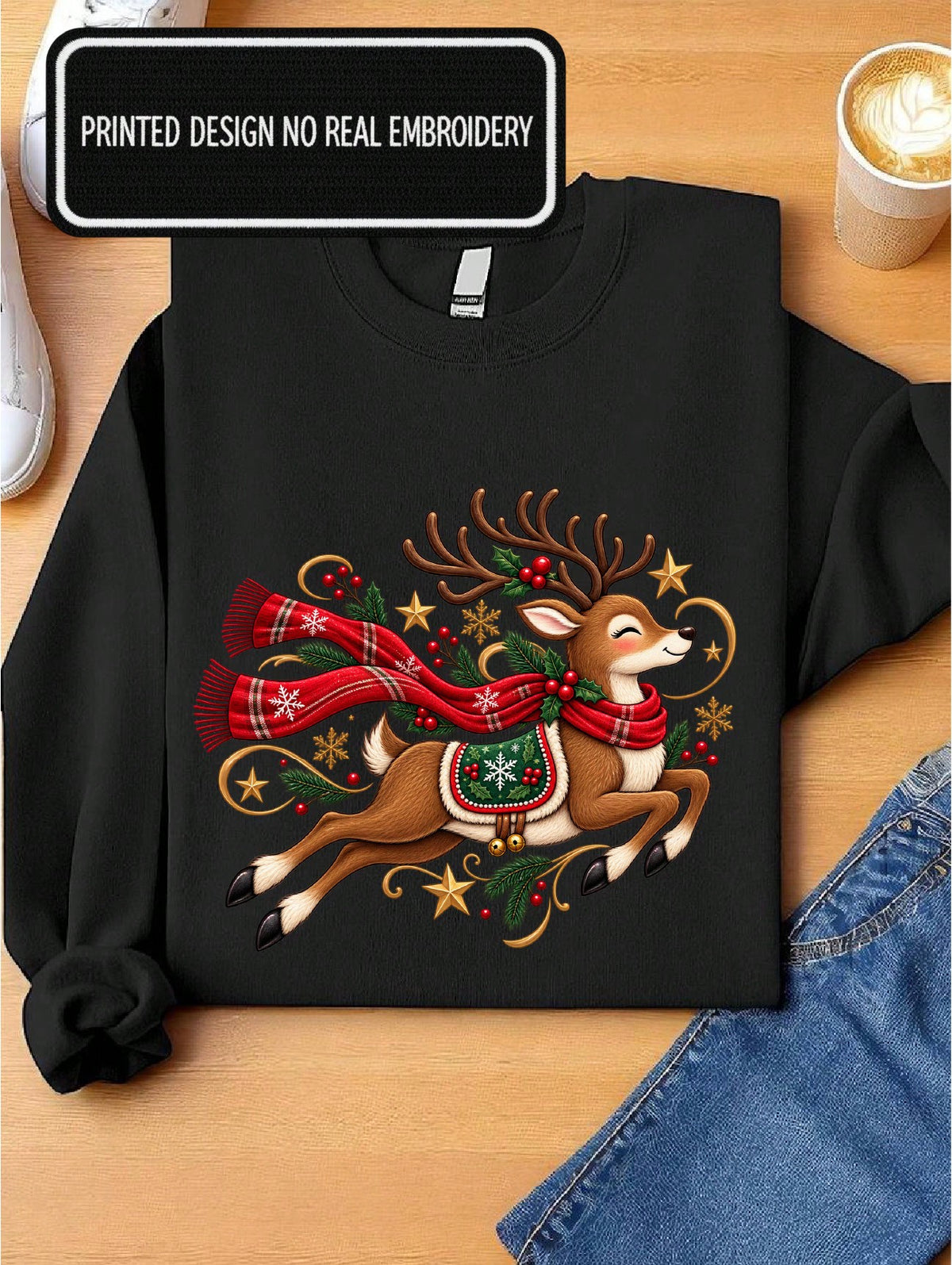 Retro Reindeer Sweatshirt