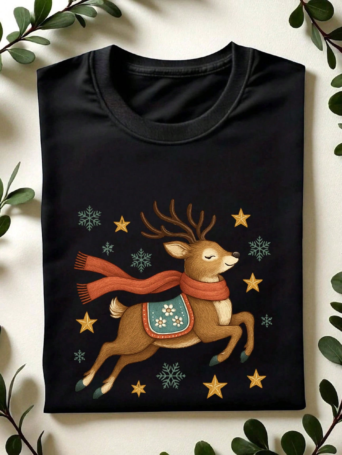 Retro Reindeer T-Shirt