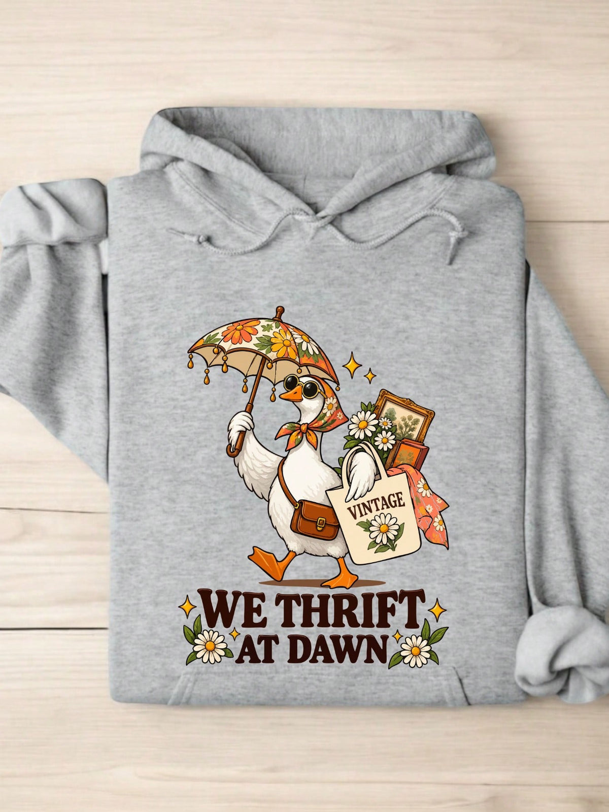We Thrift At Dawn Hoodie