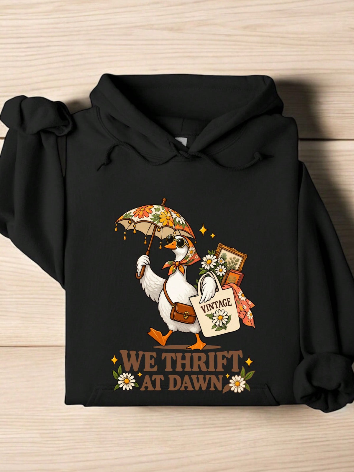 We Thrift At Dawn Hoodie