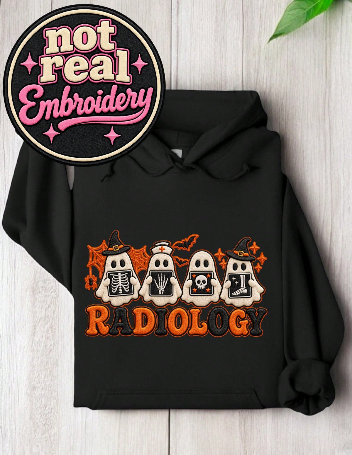 Halloween Radiology Ghosts (DTF Graphic Print) Hoodie