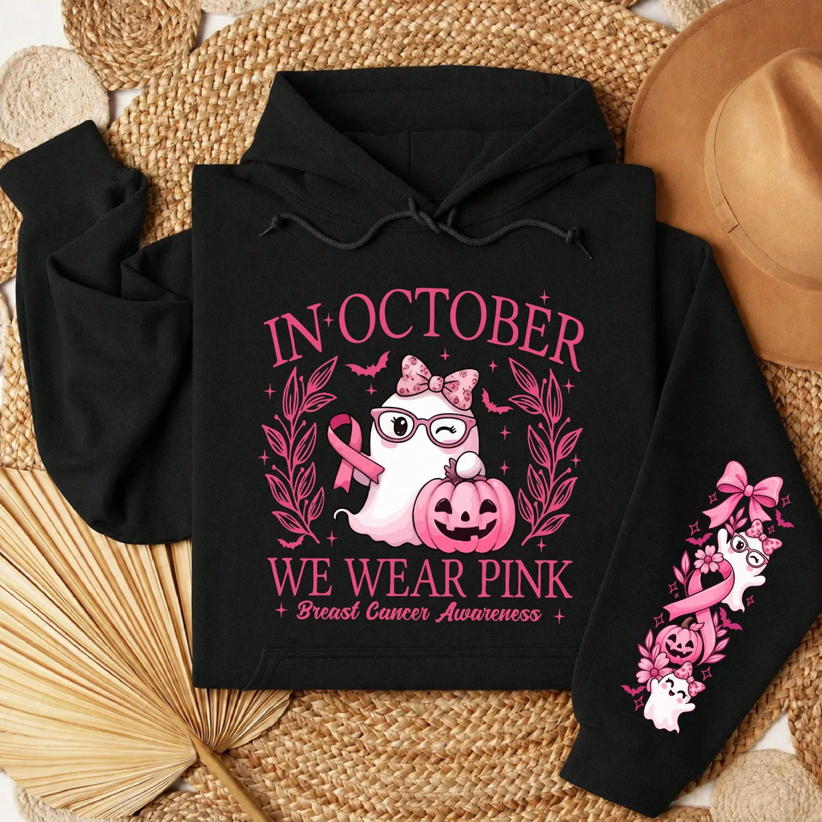 In October We Wear Pink Hoodie