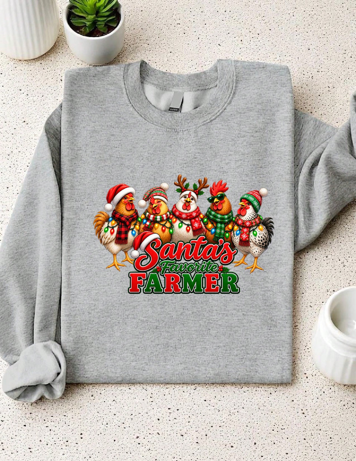 Santa's Favorite Farmer Sweatshirt