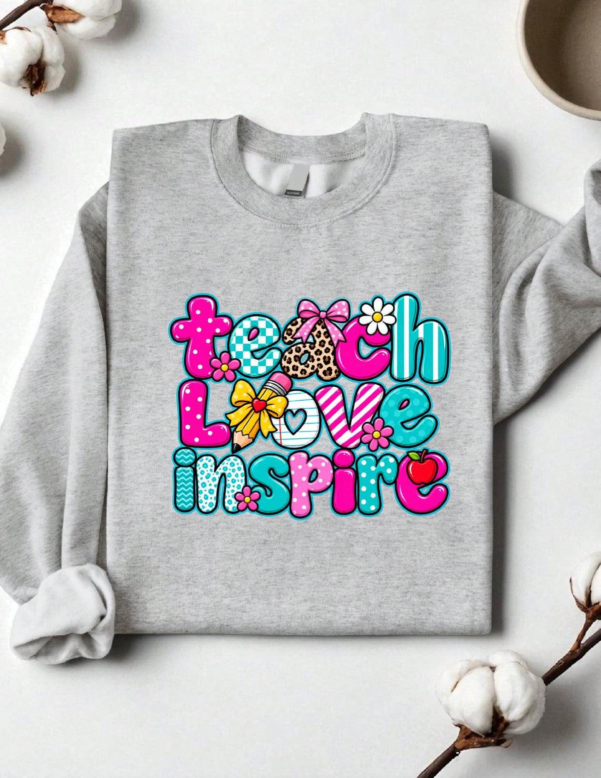 Teach Love Inspire Graphic Sweatshirt
