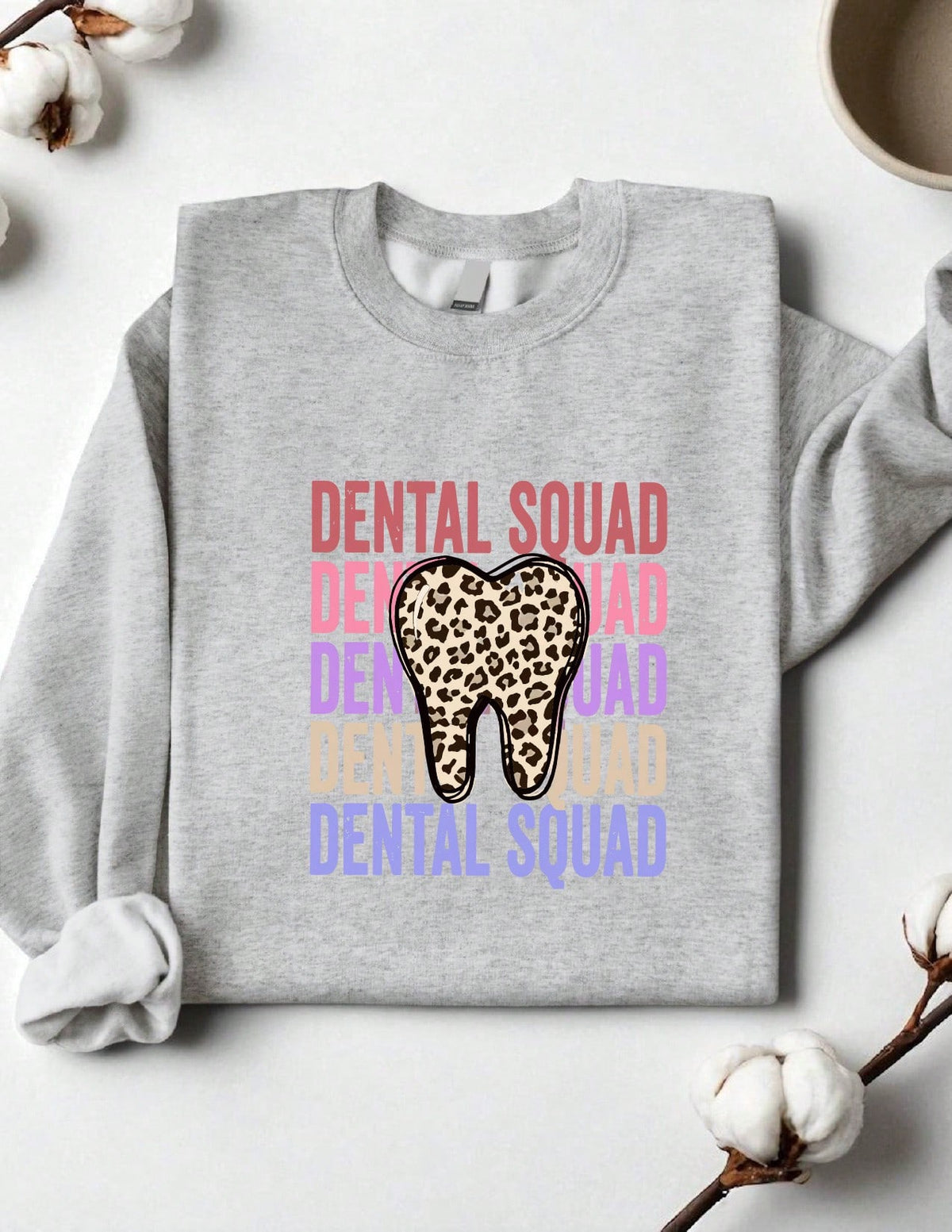Dental Squad Leopard Sweatshirt