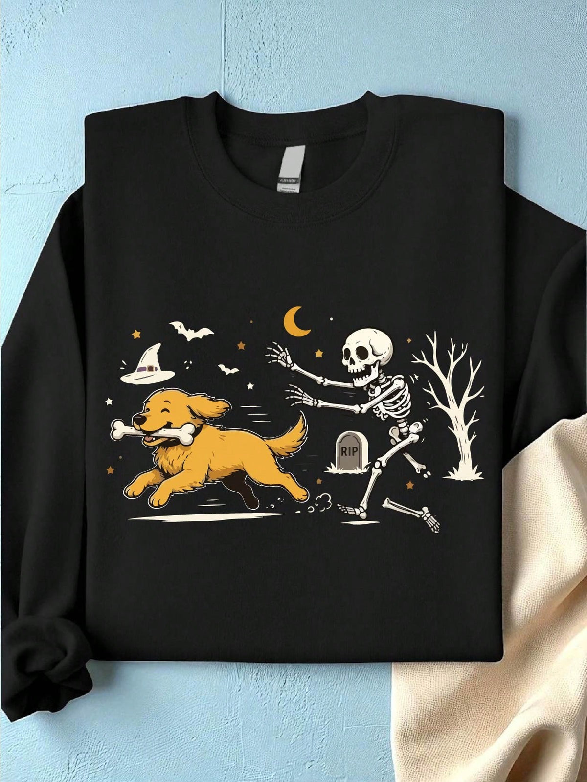 Dog And Skeleton Sweatshirt