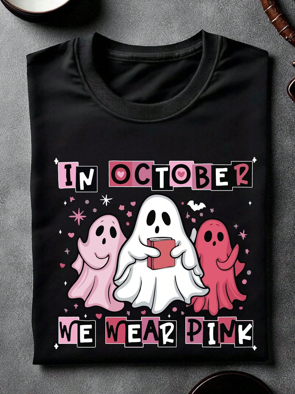 In October We Wear Pink Unisex T-Shirt