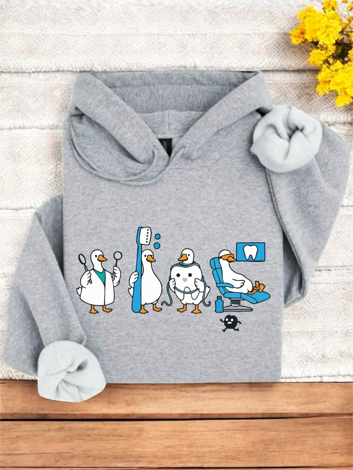 Funny Dental Goose Hoodie