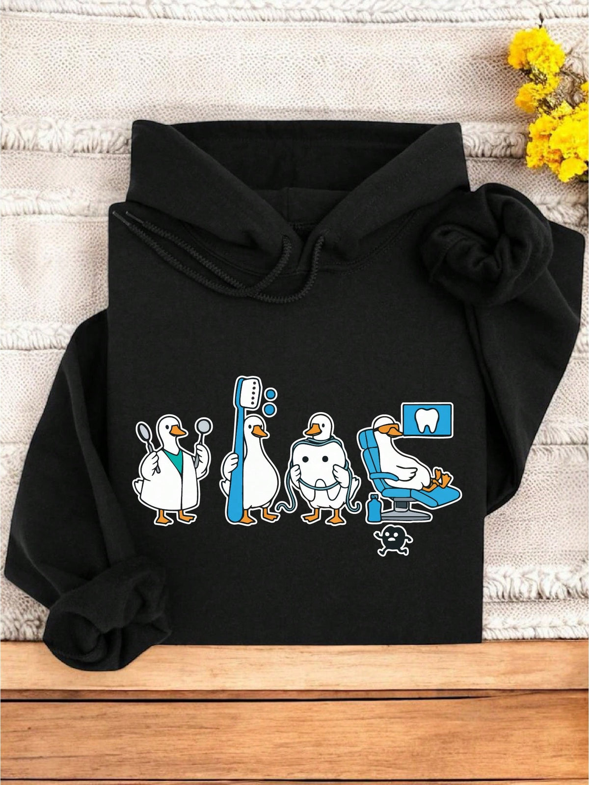 Funny Dental Goose Hoodie