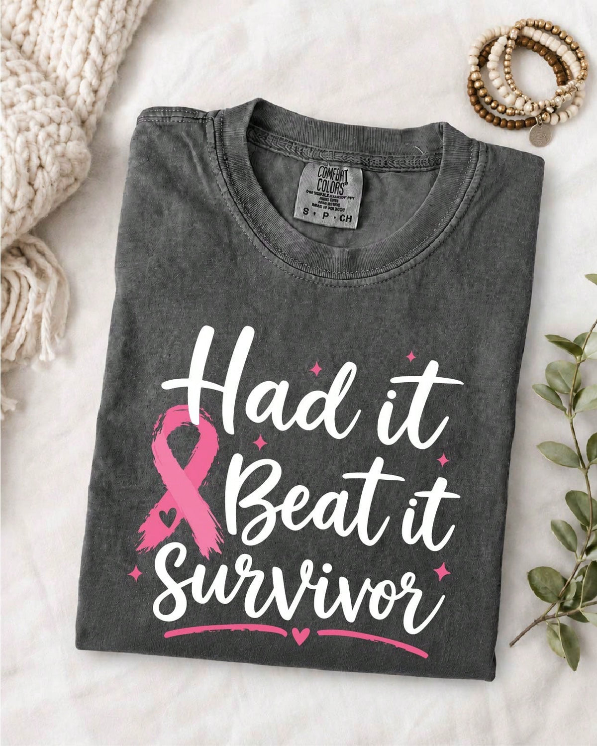 Pink Ribbon Breast Cancer T-Shirt