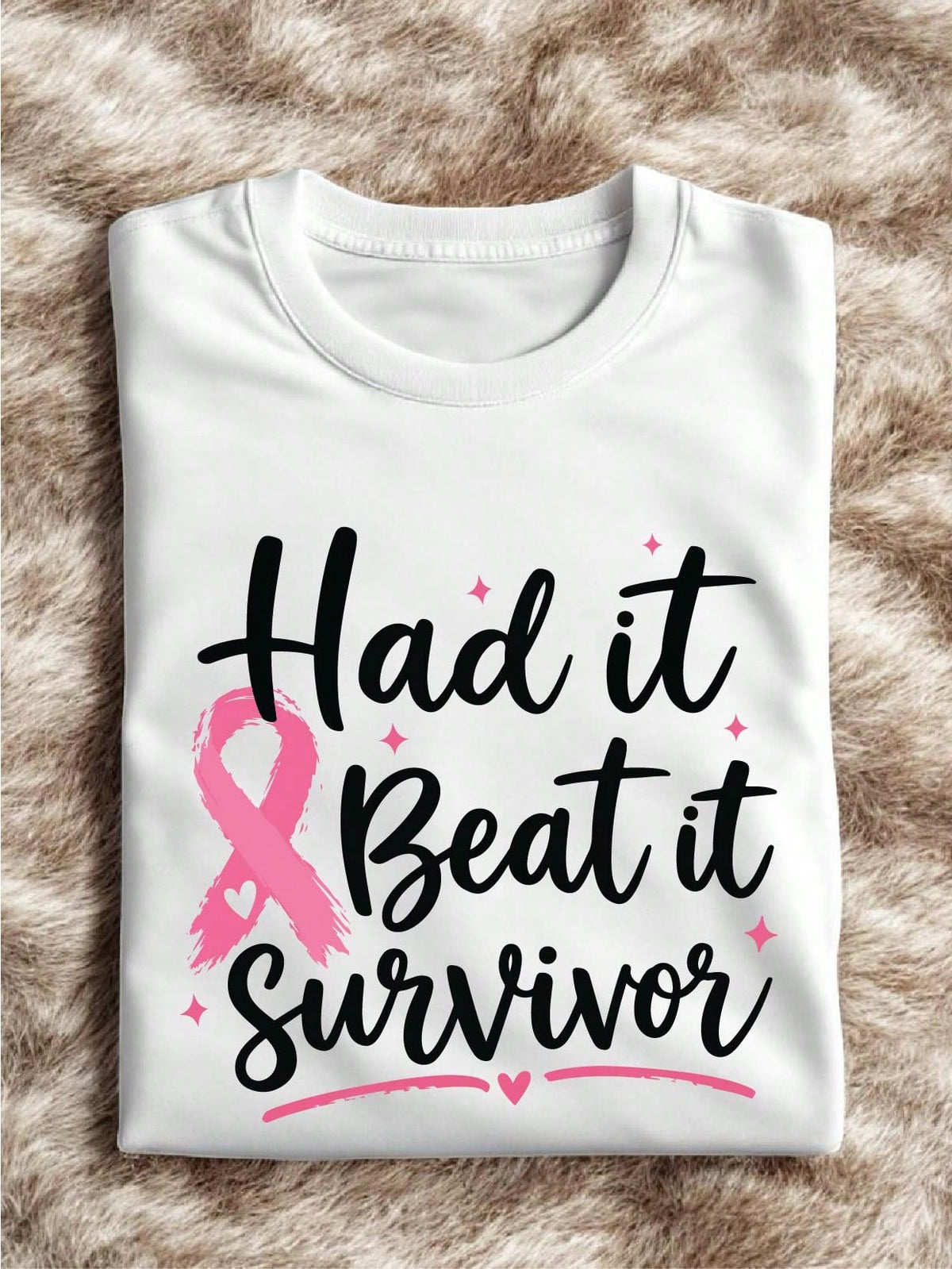 Pink Ribbon Breast Cancer T-Shirt