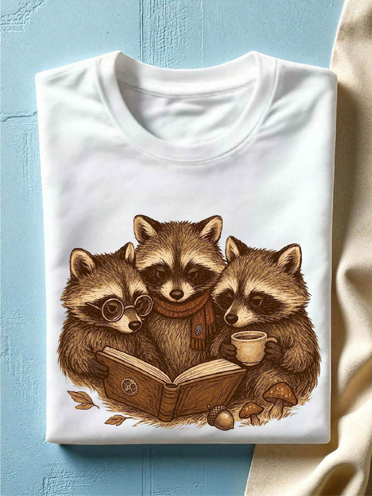Autumn Raccoon T-Shirt